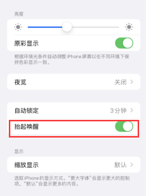 秭归苹果授权维修站分享iPhone轻点无法唤醒怎么办