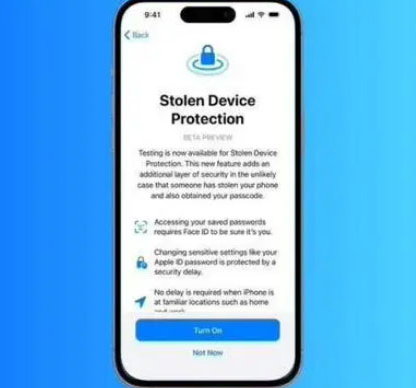 秭归苹果授权维修店分享被盗设备保护功能开启方法 