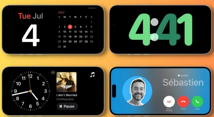秭归苹果手机维修分享iOS17横屏充电待机显示有什么好处 