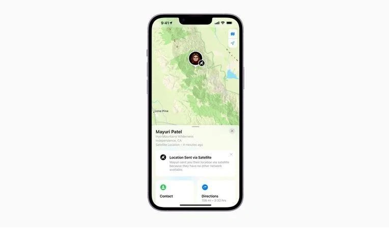 秭归苹果14维修分享iPhone14系列中 FindMy功能通过卫星分享位置方法教程 