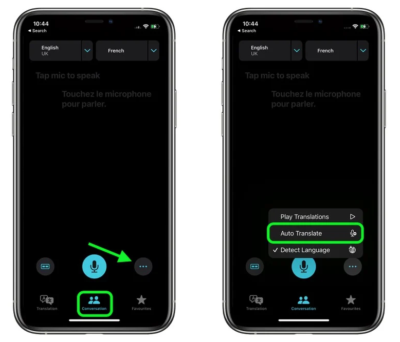 秭归苹果手机维修分享iOS 15 “翻译” App 新改进 